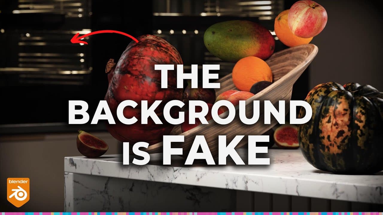 Blender Animation Breakdown: Faking Backgrounds and Soft-Body Fruit
