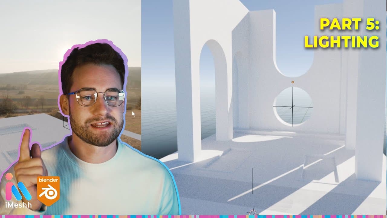 Blender 4.0 Lighting Basics: HDRIs, Sky Texture & Cycles Setup