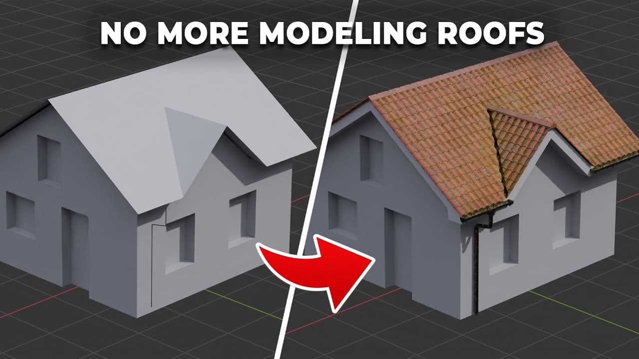 Blender Roof Generator Tutorial: Stop Modelling Roofs By Hand