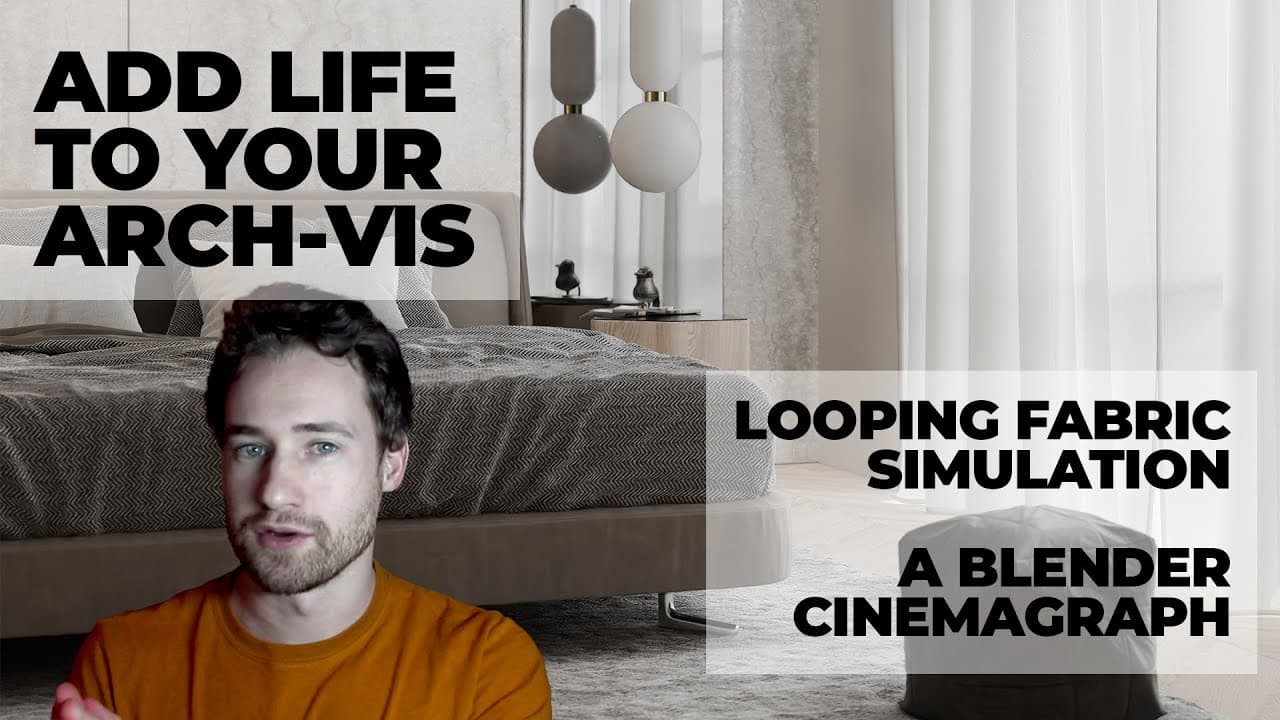 Make a Cinemagraph in Blender: Looping Curtain Simulation