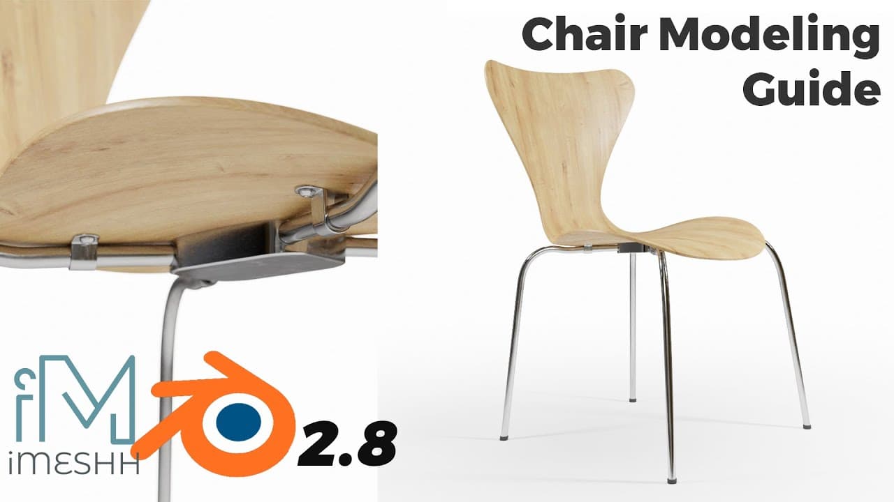 Model a Pro Chair in Blender 2.8 — Full iMeshh Tutorial