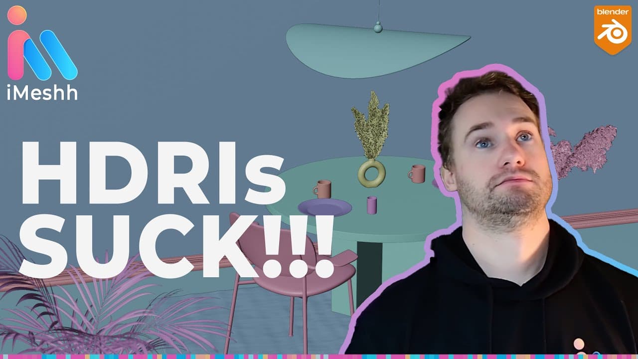 Blender Animation Breakdown: Area Light Studio Lighting Beats HDRIs
