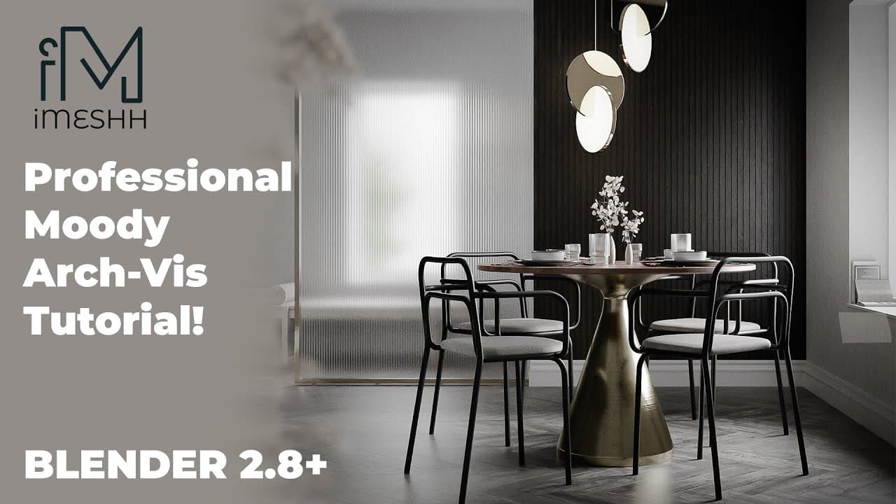 Blender Archviz Moody Room: Studio Sunlight & Photography Tricks