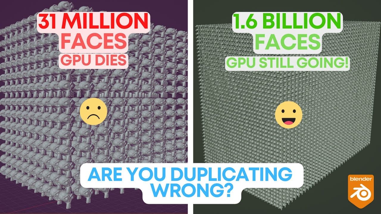 Are You Duplicating Wrong in Blender? Stop Burning Your GPU