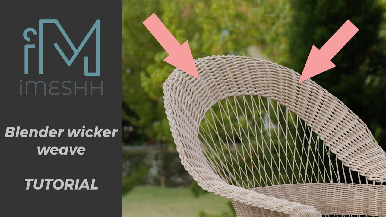 Model a Wicker Basket with Spiral Weave in Blender 2.8