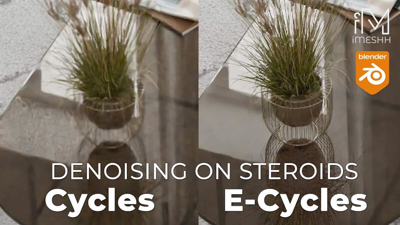 E-Cycles 2.93 Denoiser: Client-Ready Renders at 8 Samples