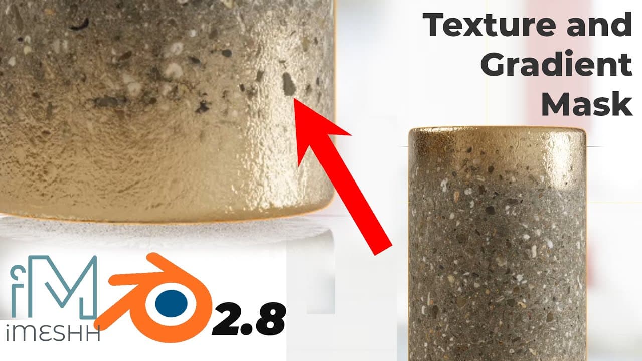 Blender Gradient Mask Tutorial: Blend Two Materials with Chipped Paint