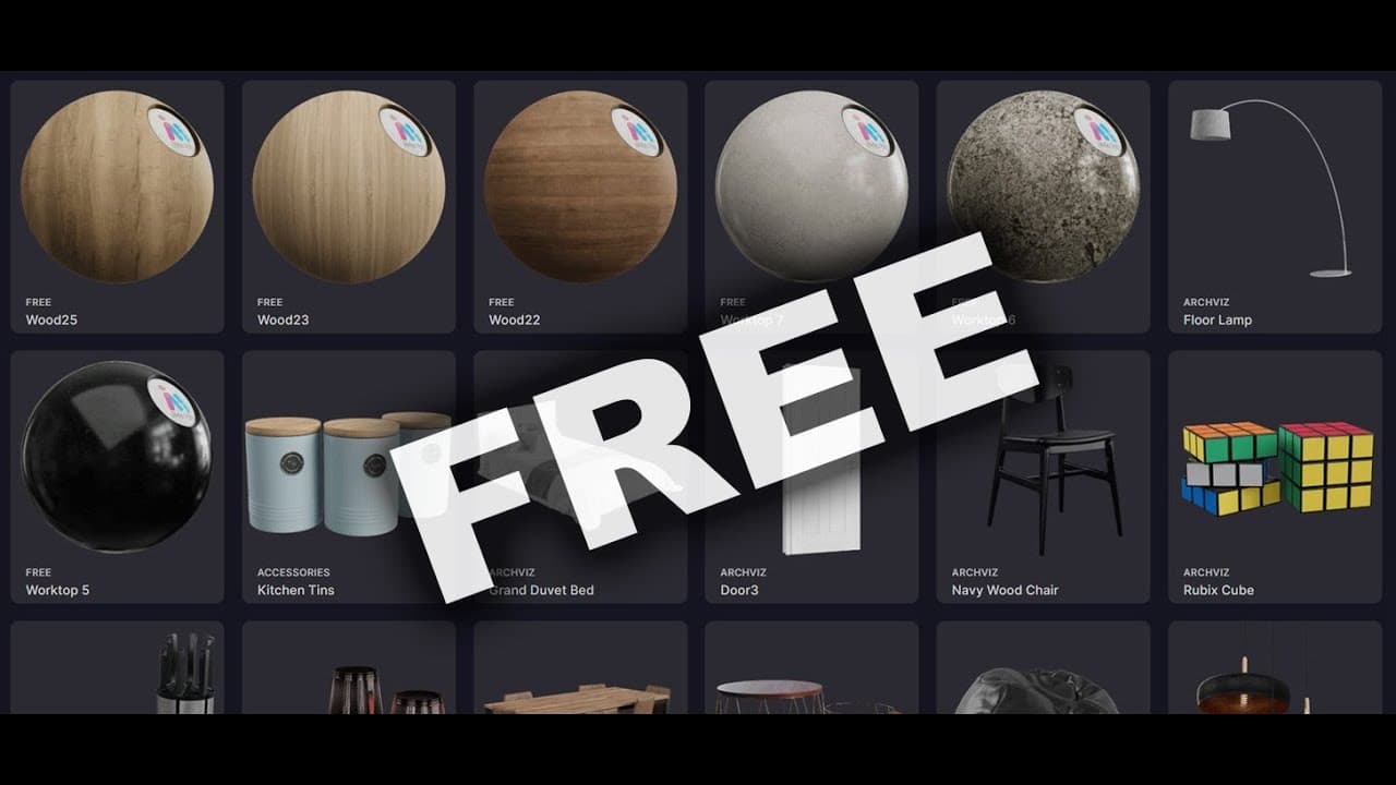 Free Blender Archviz Assets: How to Access iMeshh's New Free Section