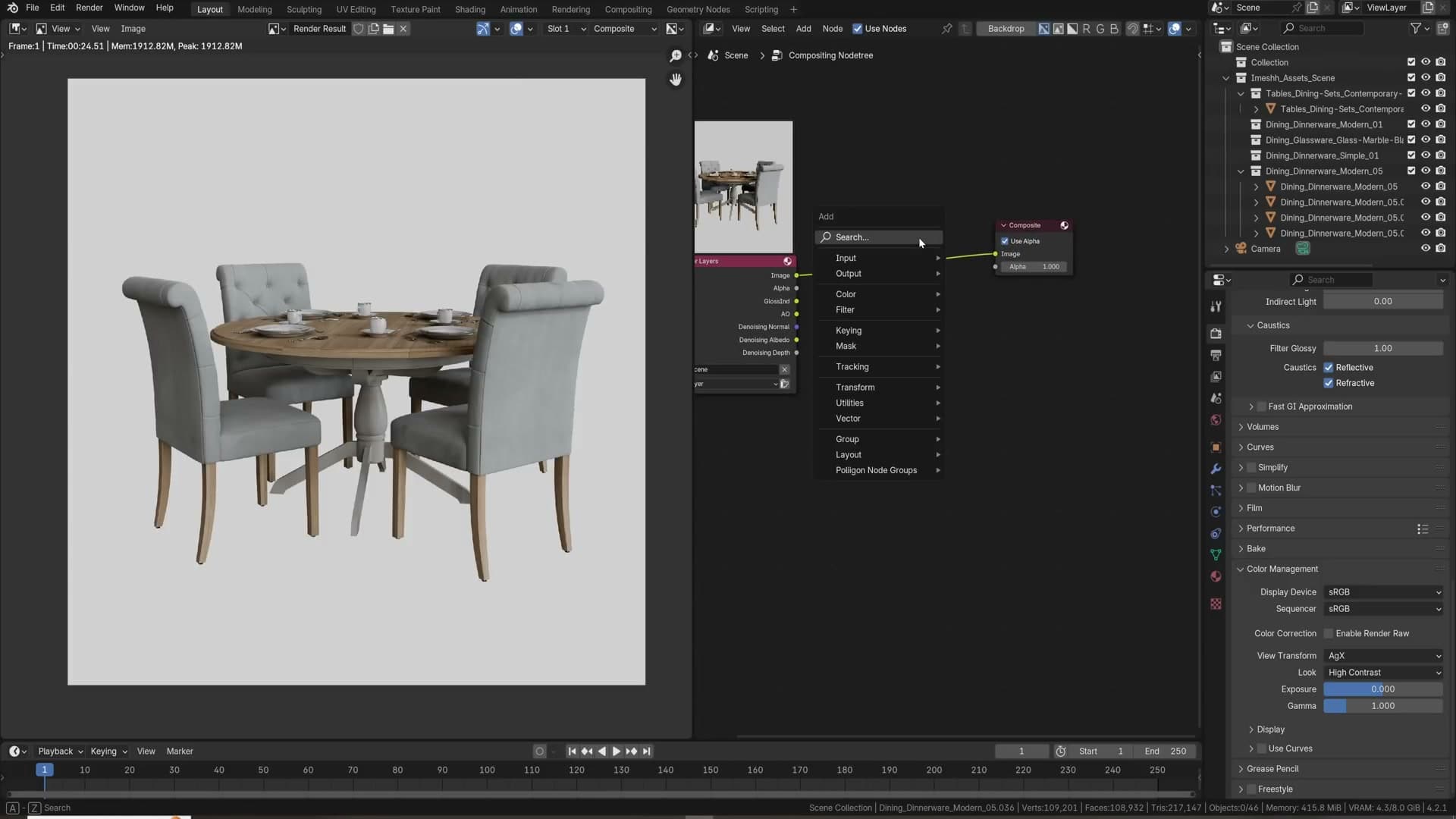 Photoshop curves taking white to pure white, vs Blender's compositor curves clipping under AGX.