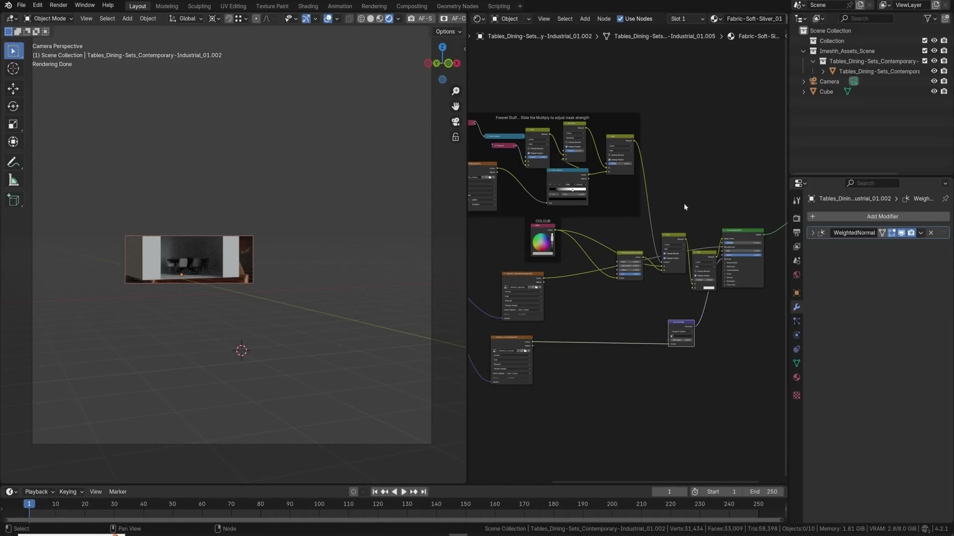 Background building dropped from 7k to 2.7k faces using Unsubdivide. No visible difference at distance.