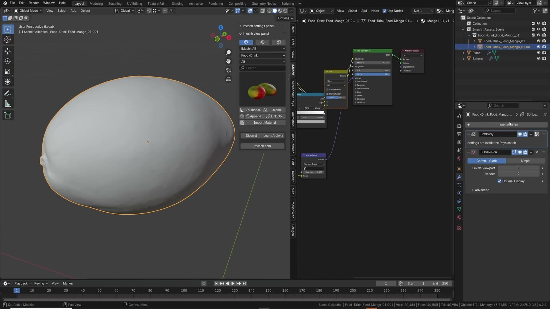 Light Path → Is Camera Ray mix shader letting you desaturate the bounced-light copy only.