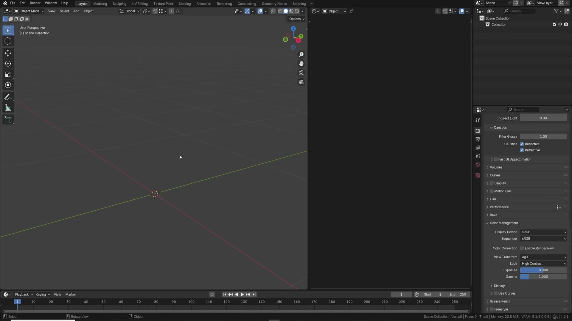 Ctrl+C / Ctrl+V copying an asset across two open Blender project files.
