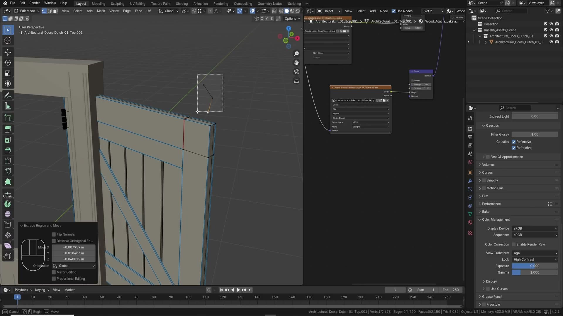 Shift+G → similar by length selecting all matching edges across a mesh.