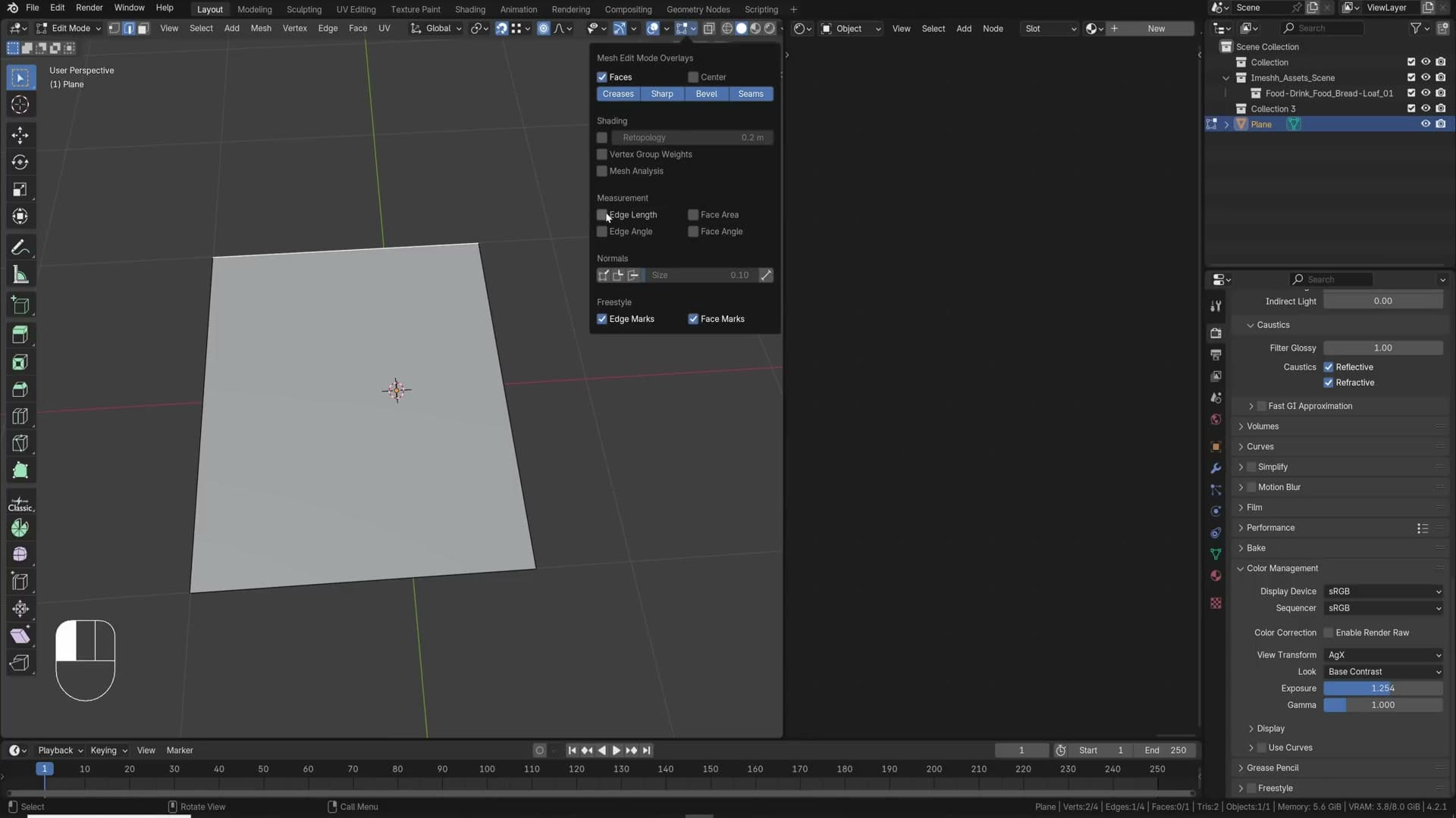 Edge length overlays showing exact dimensions while editing.