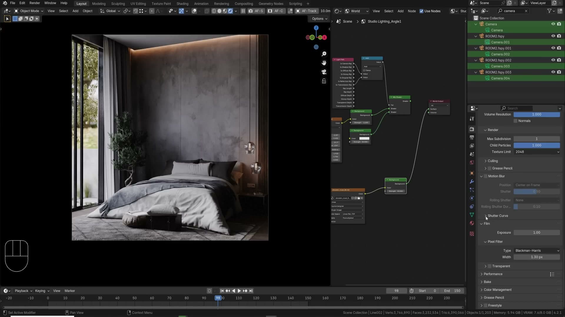White balance slider neutralising an orange cast. The bedsheets register as actual white.