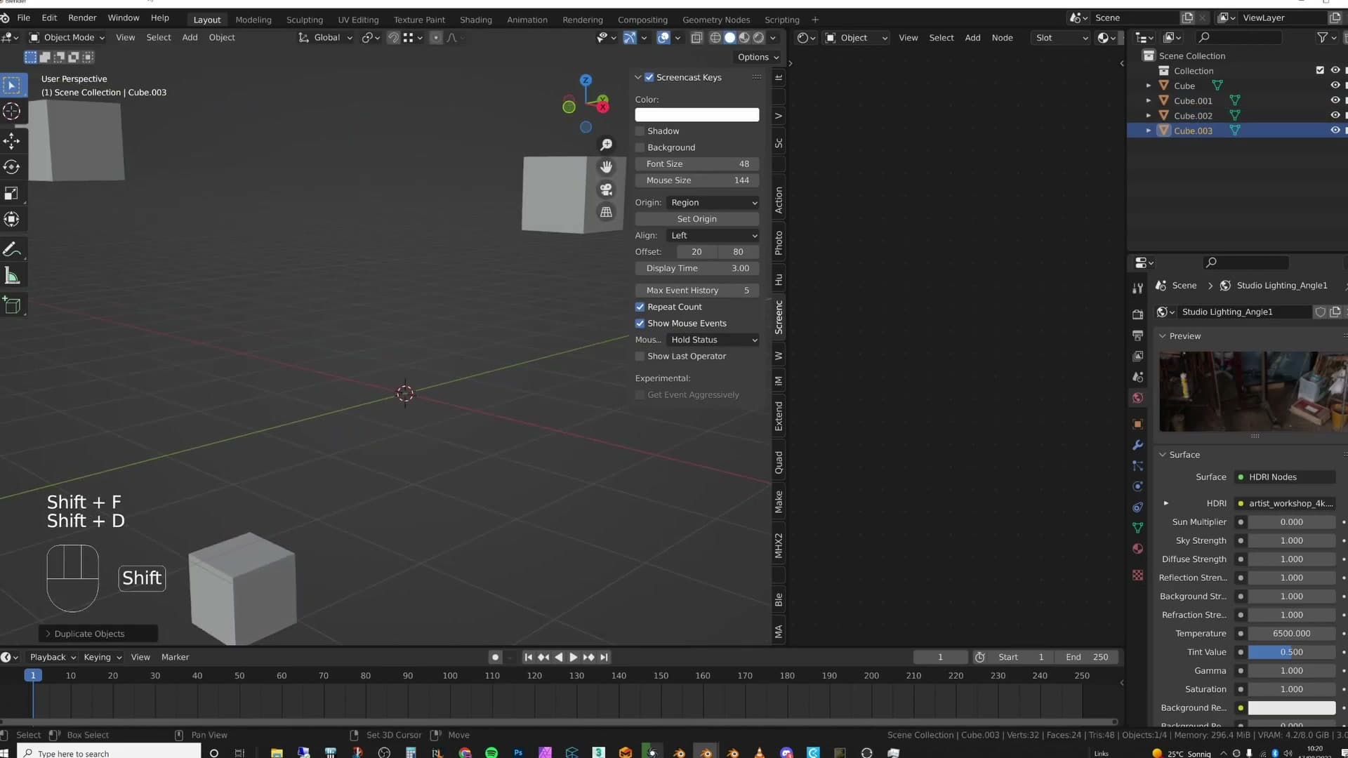 Shift+C returns the cursor to world origin and reframes everything in the scene.