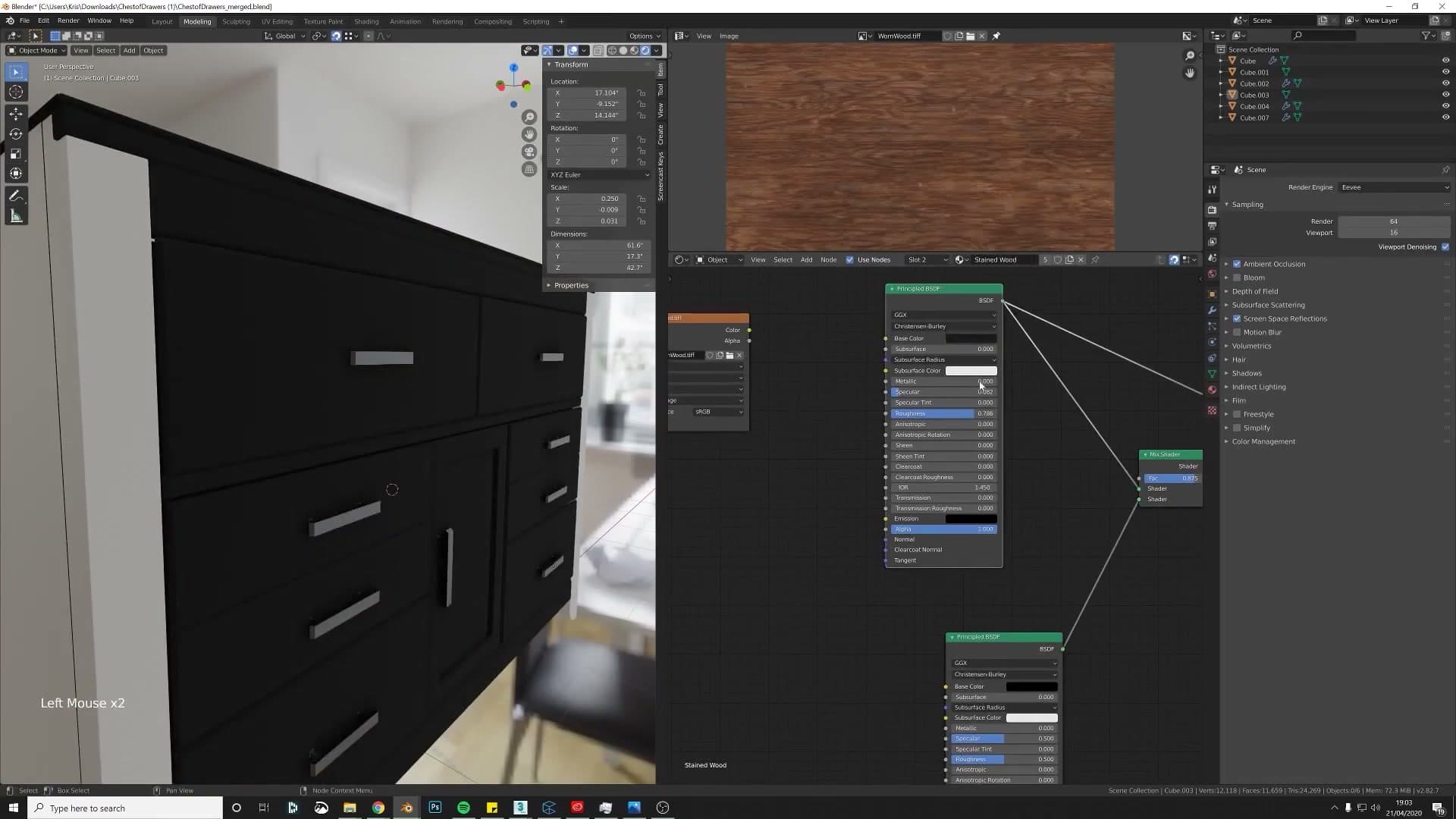 Ctrl+Shift+click on a shader node previewing it in isolation in the viewport.