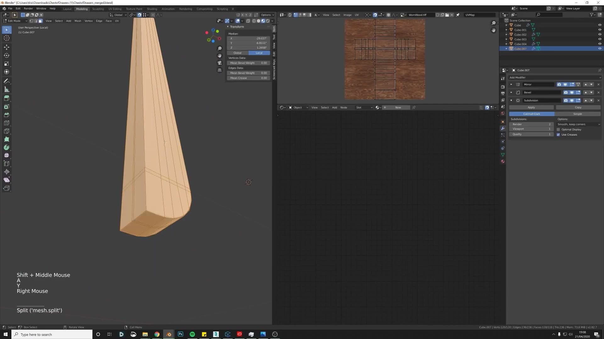 Conformal selected in the unwrap redo panel, fixing the distorted result Angle-Based produced.