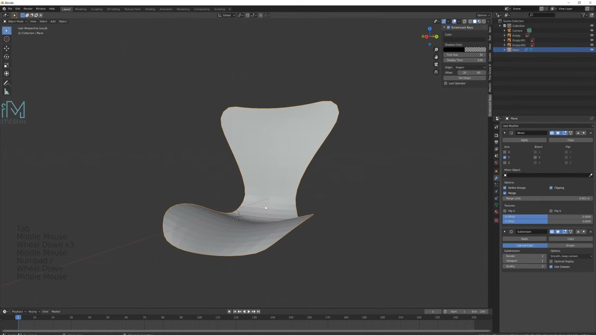 Shade Smooth applied and the chair shell starting to look like furniture.