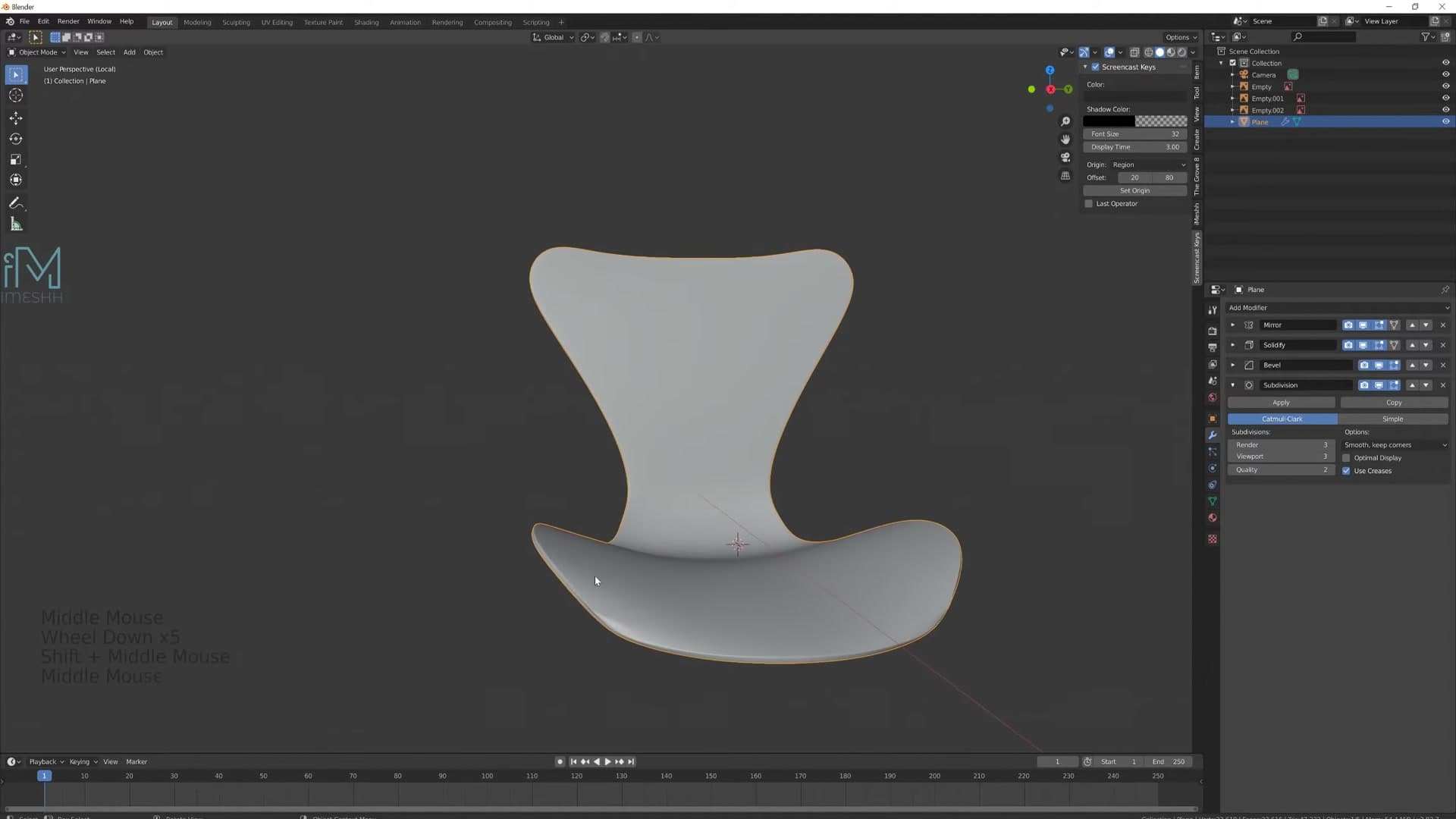 Even Thickness ticked on Solidify and one vert smoothed, fixing the bad shading on the edge.