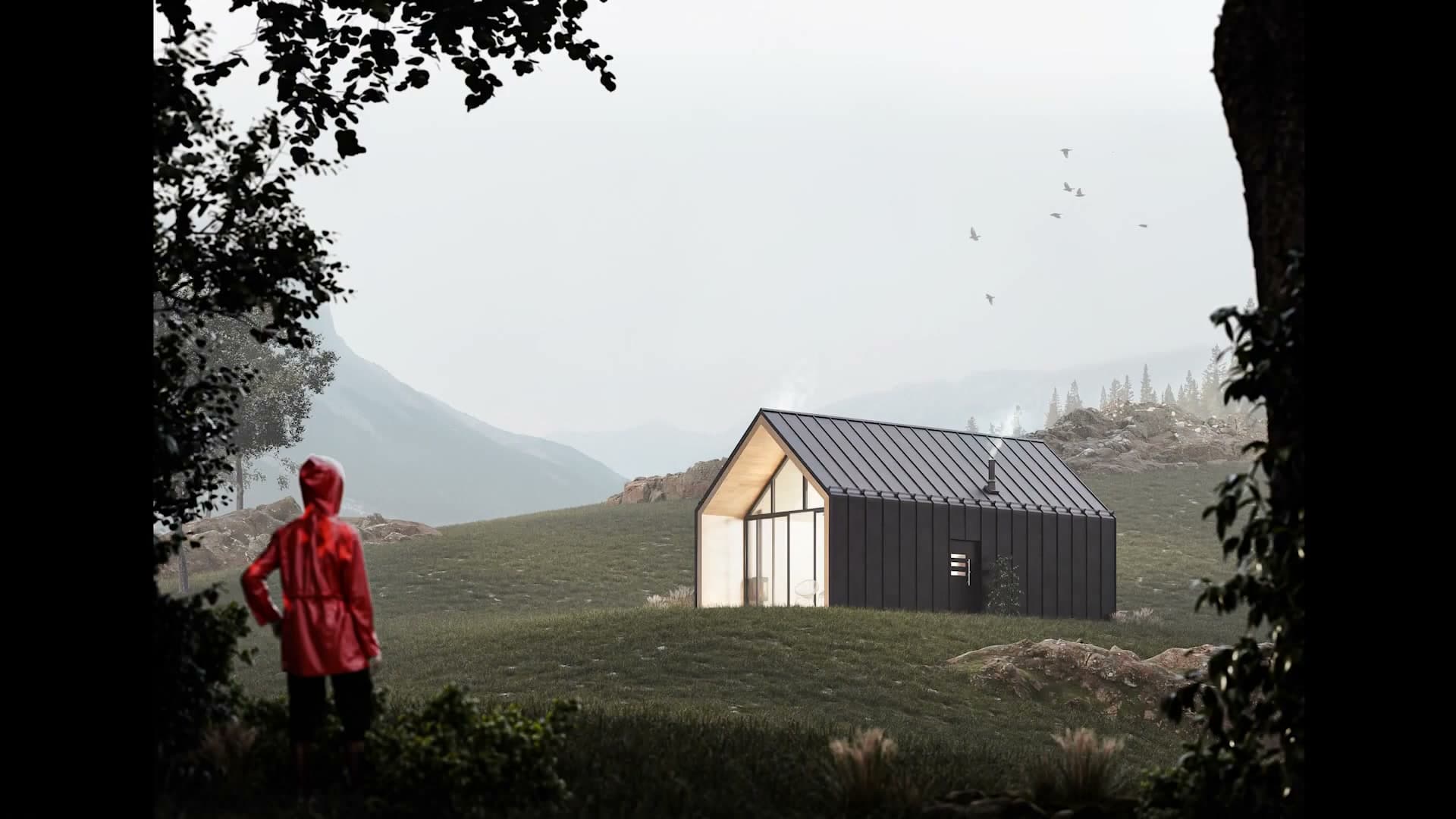 Blender 3.0 Exterior Archviz Tutorial: A Moody Cabin in the Woods