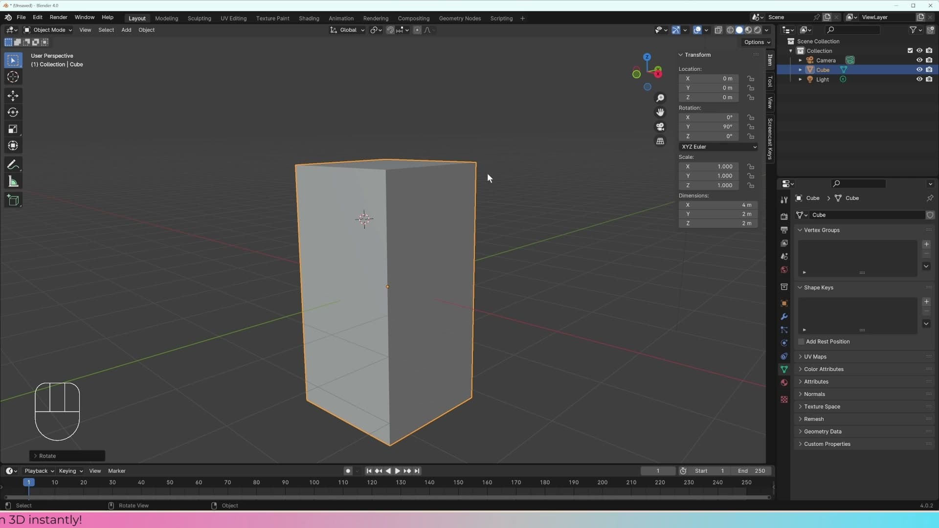 After Ctrl+A, Apply Scale, the same bevel applies evenly on every side.