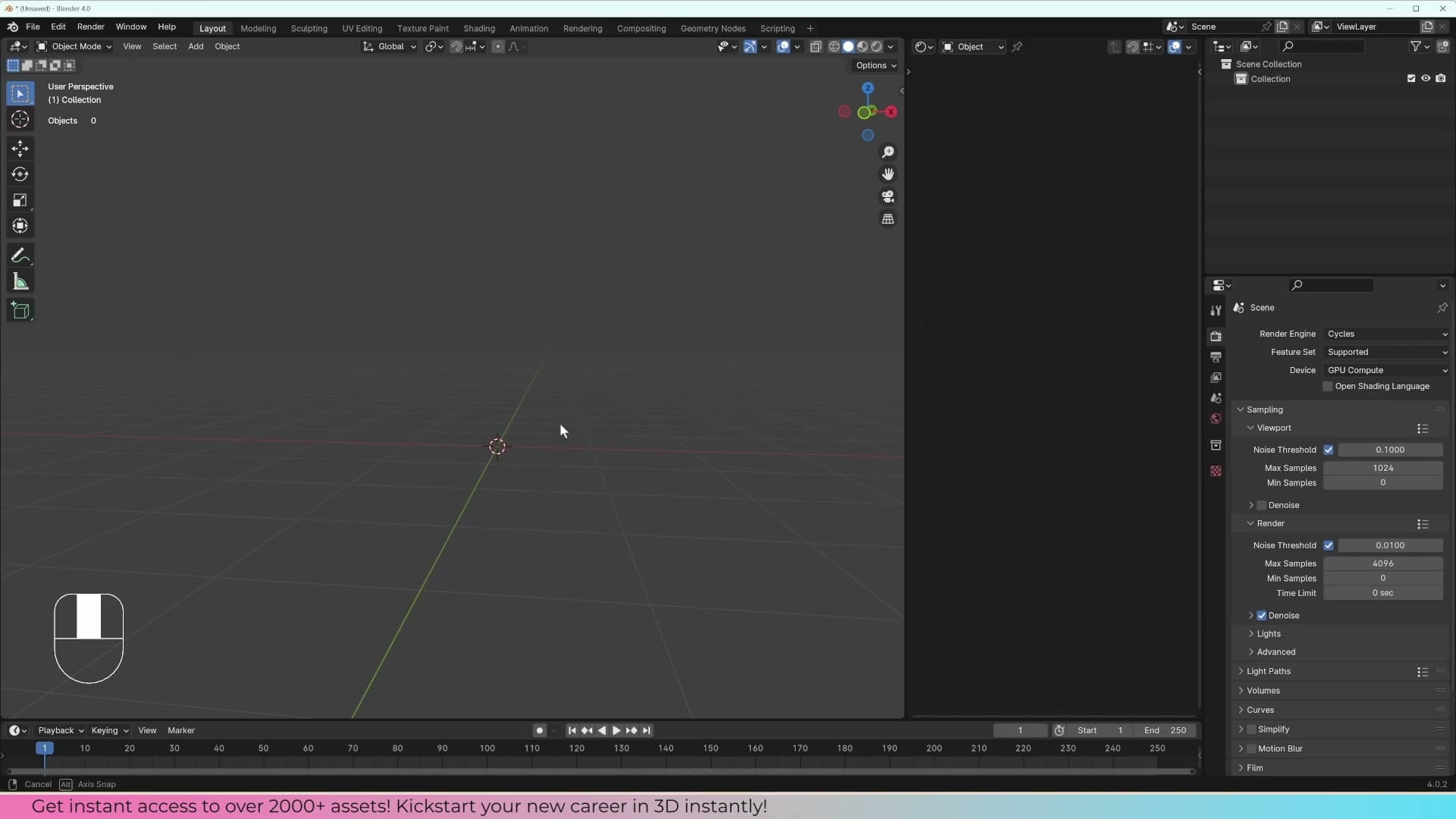 Blender 4.0 Camera Setup and Your First Staircase Model