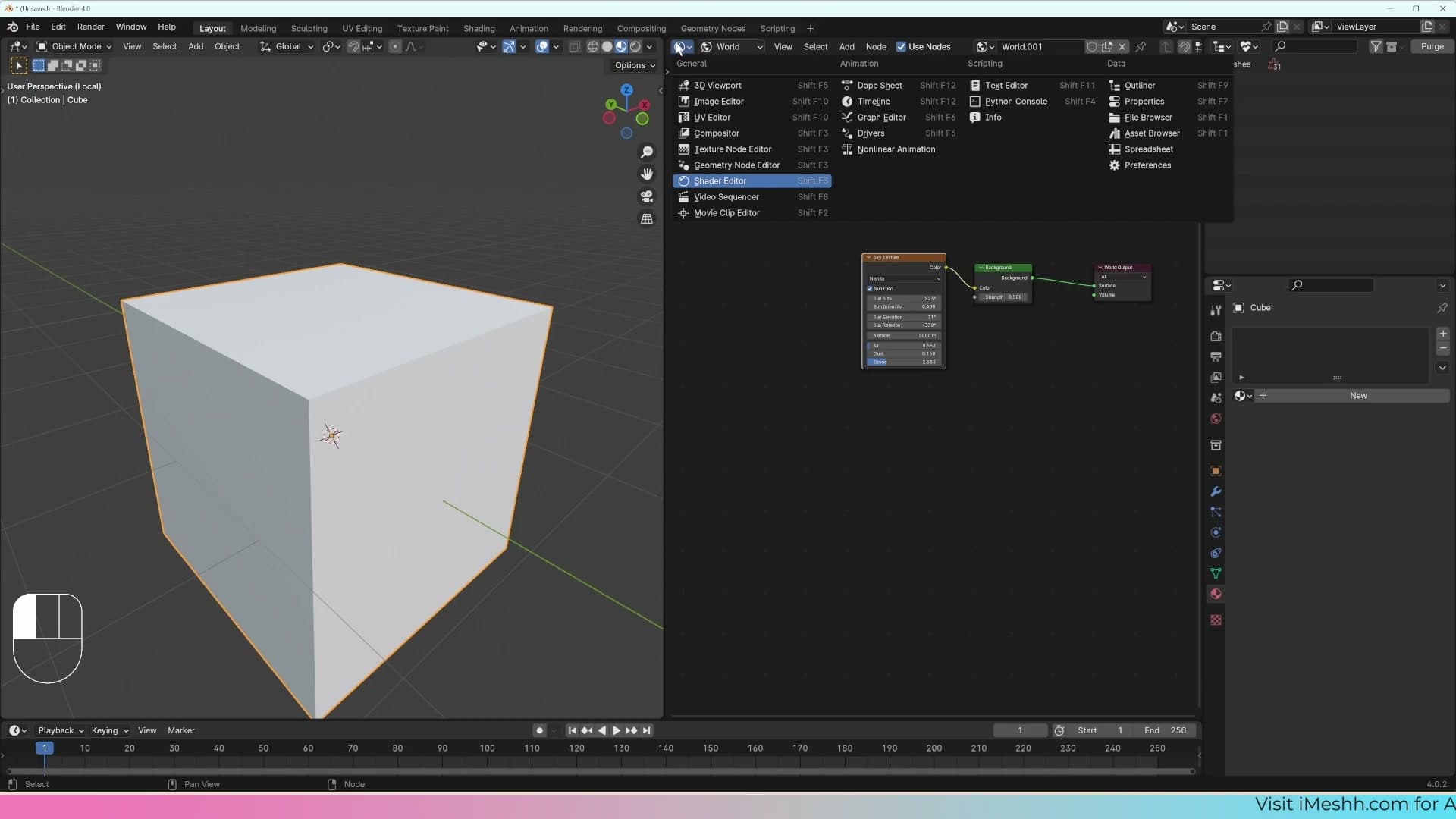 UV Unwrapping and PBR Materials in Blender 4.0