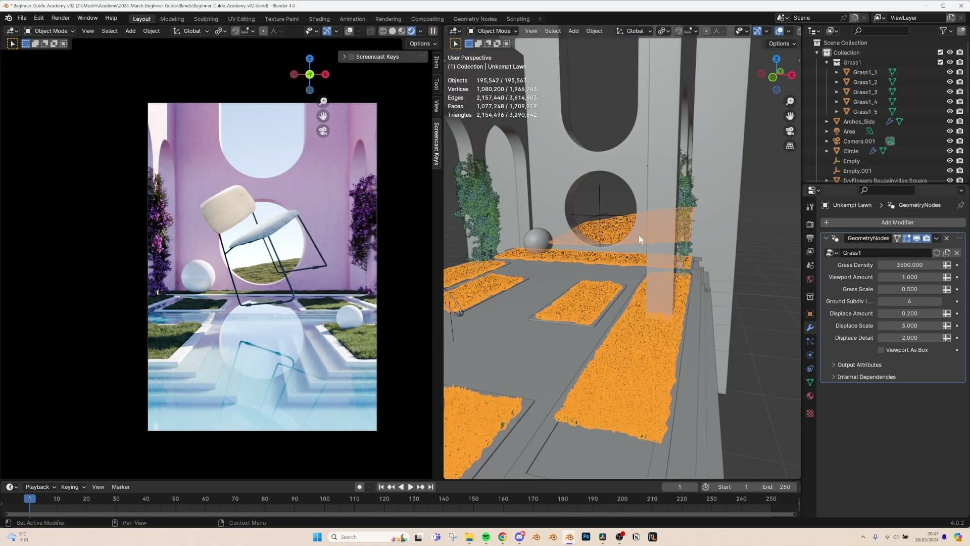 Sun rotated to push more directional light into the scene from a fresh angle.