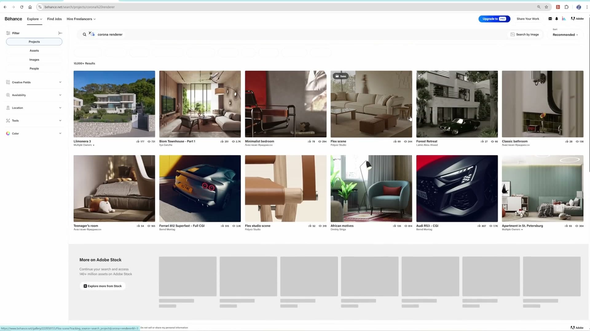 Examples of overcast lighting in archviz renders