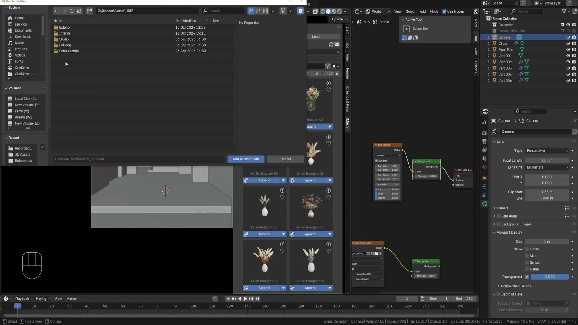 Adding the iMeshh remote repository in Blender Extensions