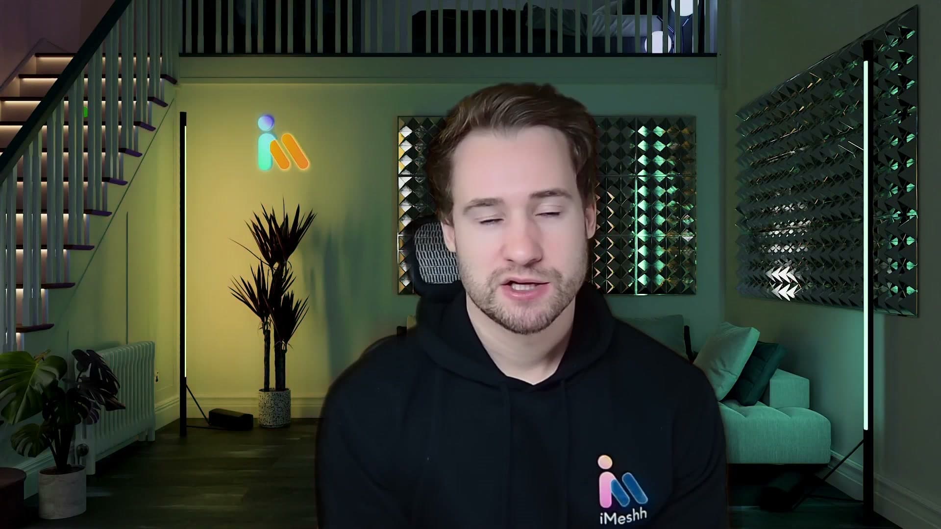 Kristian on camera introducing the series of deeper-dive tutorials on simple Blender topics.