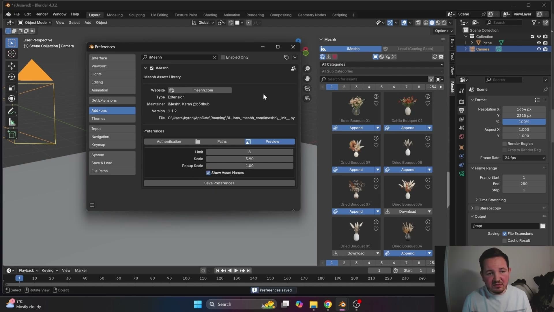 Scaling the thumbnails down so all 8 fit inside the resized sidebar without scrolling.
