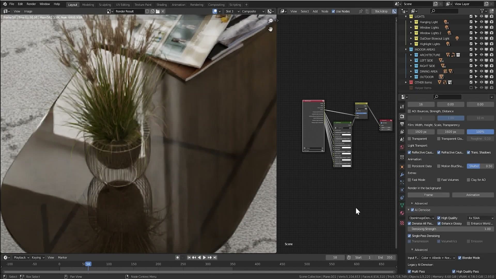 SSAA at 1x (slot 3): fine detail collapses into a blurry wash.