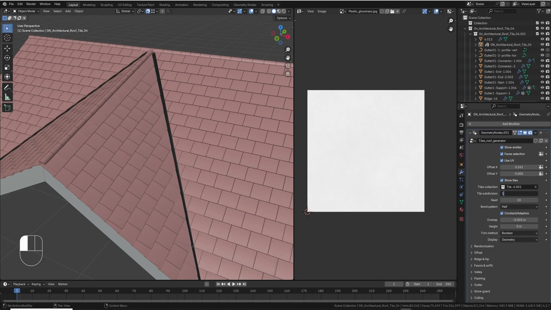 Same edge after shifting the tile offset slightly. The boolean now resolves cleanly.