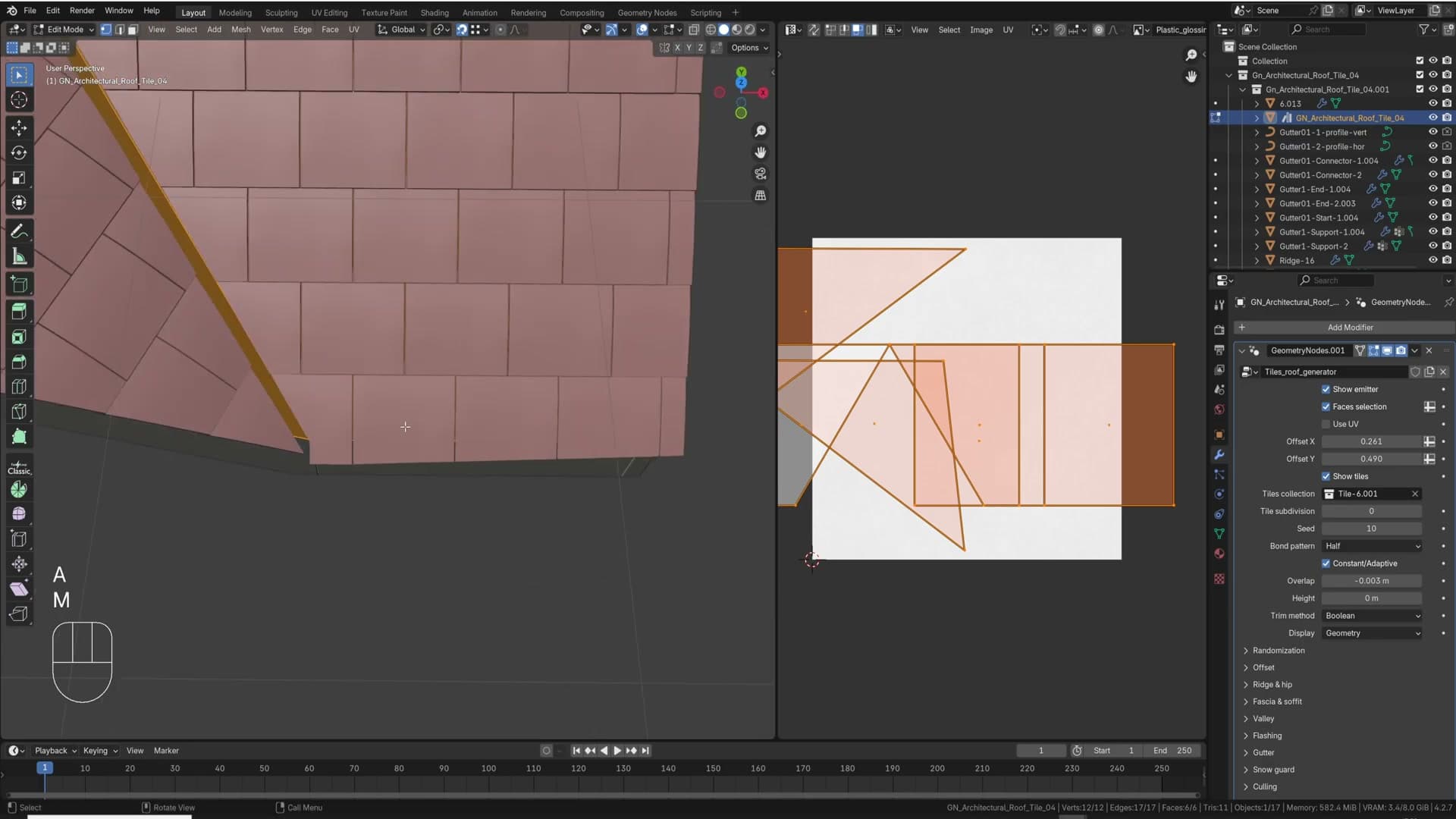 With adaptive/constant turned off: the bottom edge now allows partial tiles, giving full control over vertical position.