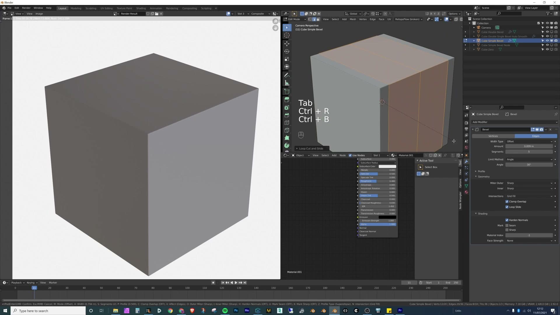 Lowering the Auto Smooth angle shows which edges are still being smoothed. Picking the right threshold is critical.