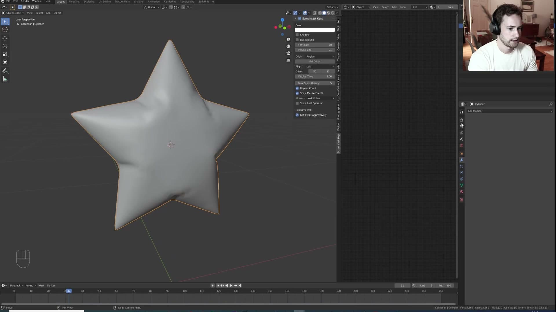 The shell after a few frames of pressure. Rounded enough to apply and move on.