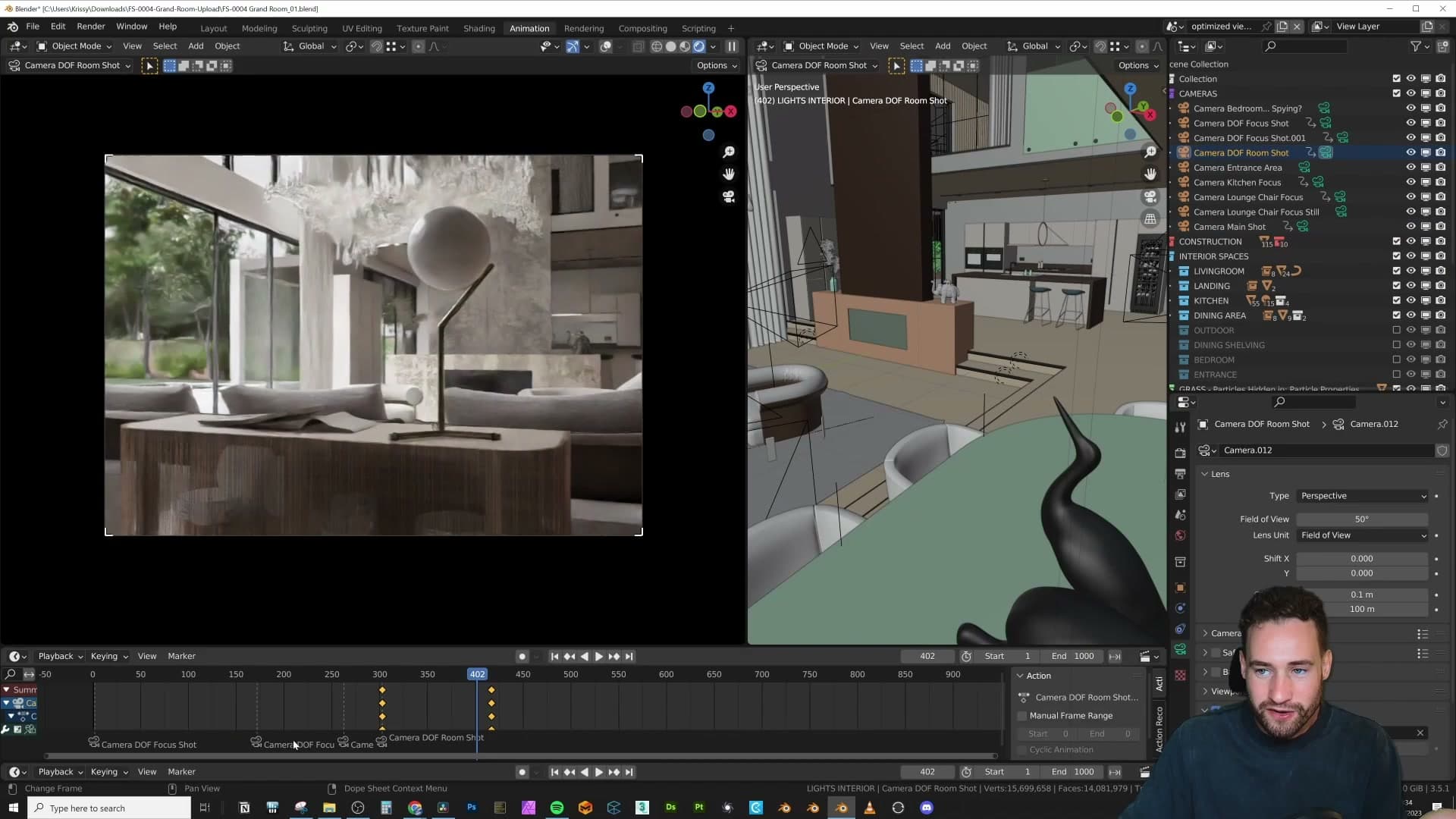 Denoising enabled for fast preview renders that are just clean enough to screen-grab.