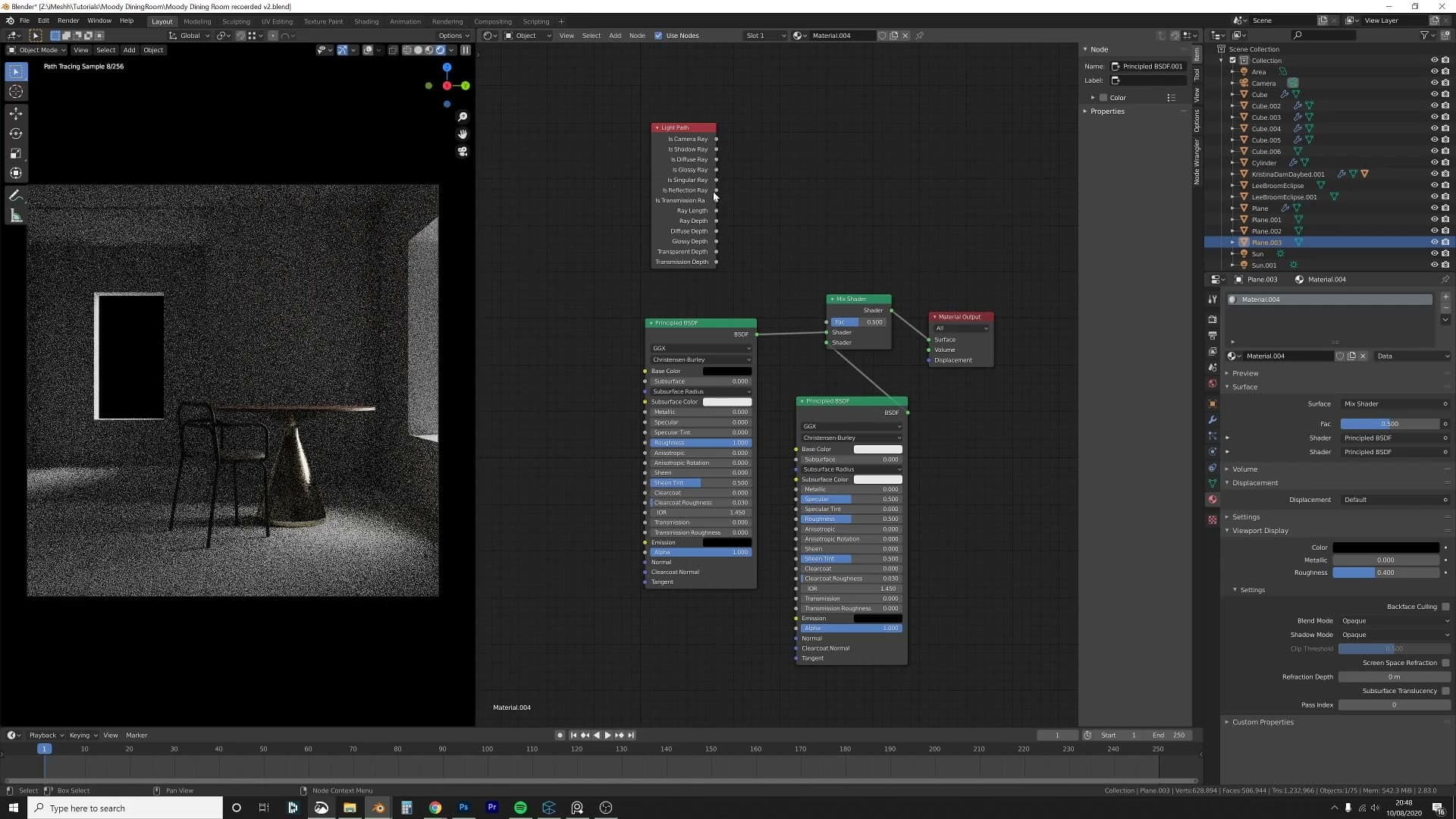 No black backdrop: back edge of the chair reads lighter because bounce light from the wall is filling the silhouette.