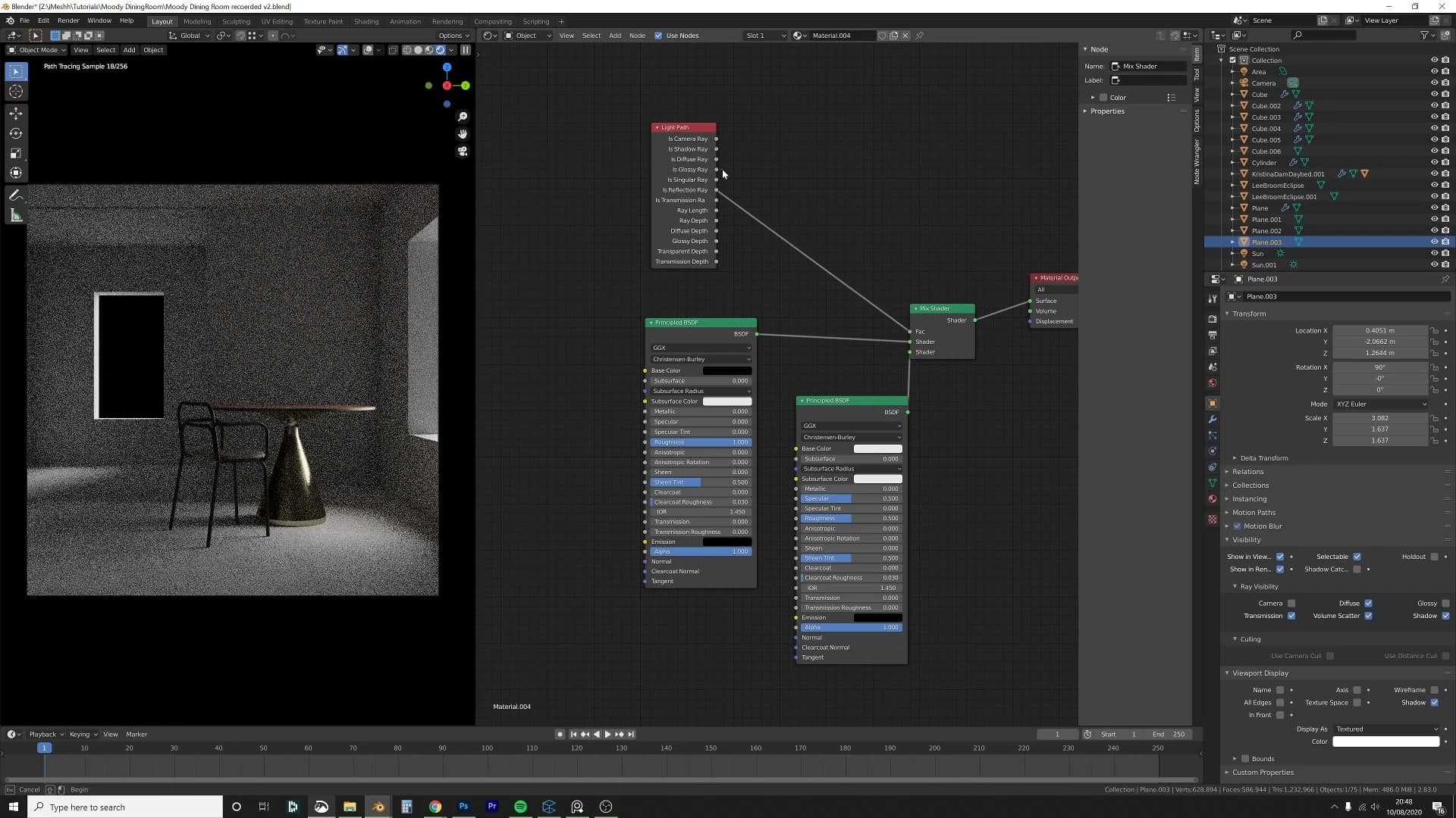 Reference comparison. The photographers used a black sheet to crush the chair-back to silhouette.