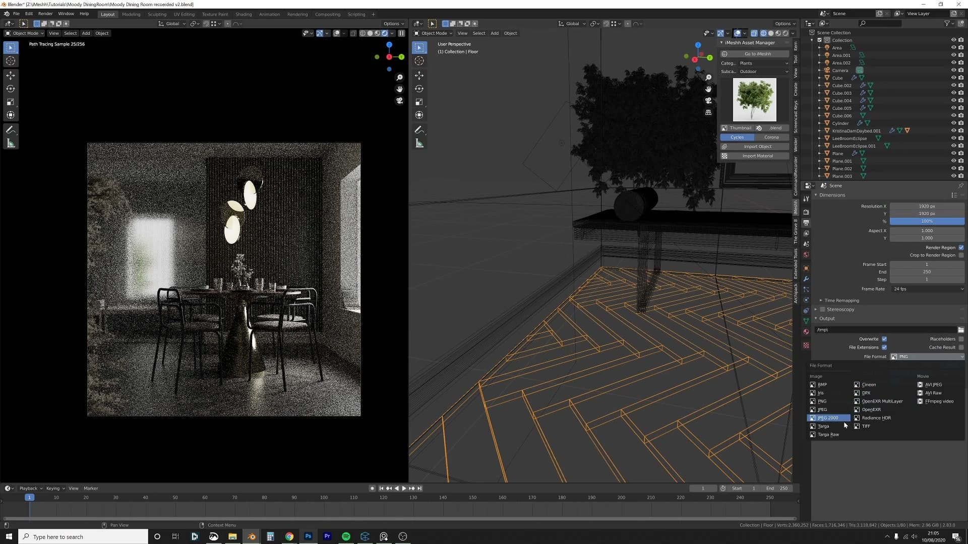 Duplicated spot dimmed to 0.25 hits the dark chair, separating it from the black backdrop without lifting the rest of the room.