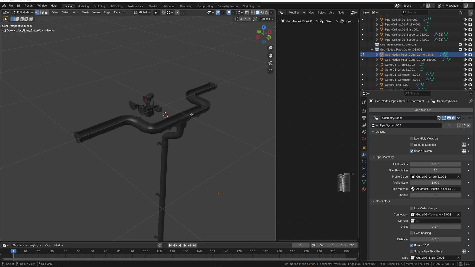 Extruding from the wrong end flips half the supports upside down. That's the symptom the preset is designed to avoid.