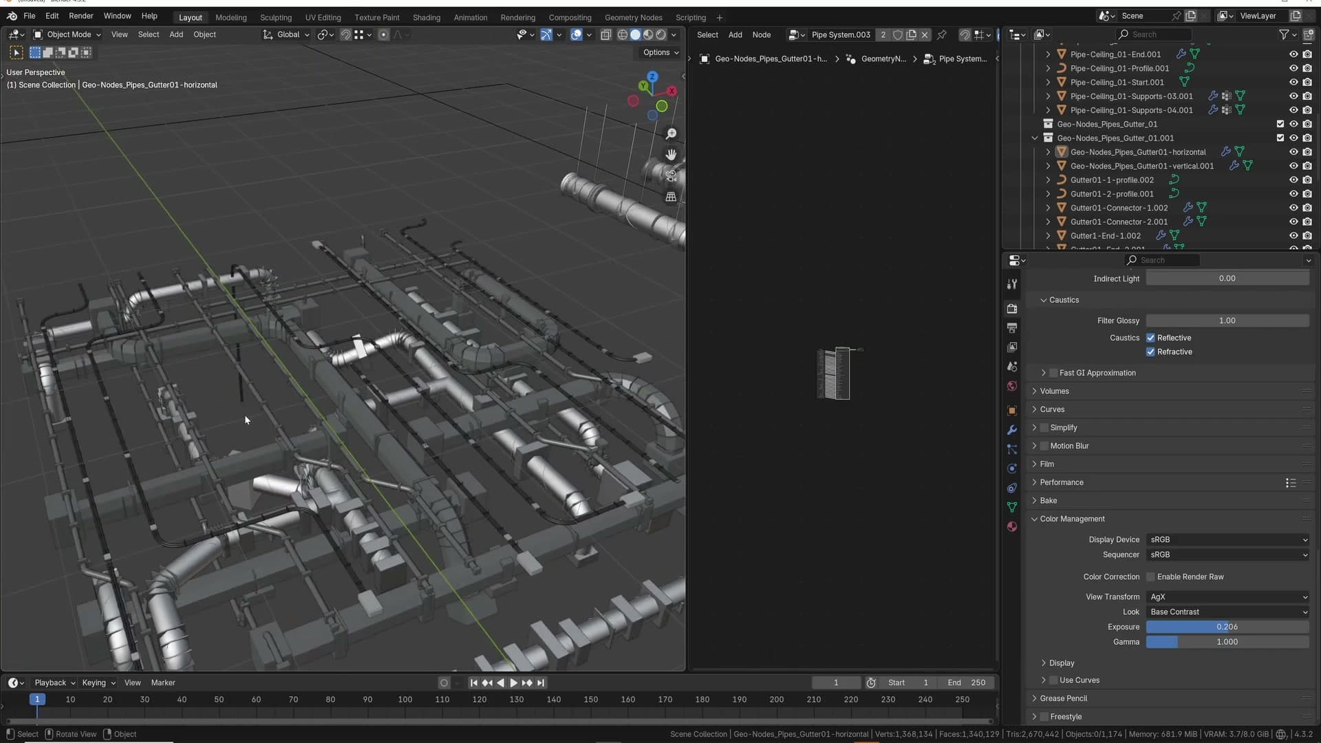 Final wide shot. The kind of archviz detail this rig delivers without manual modelling time.