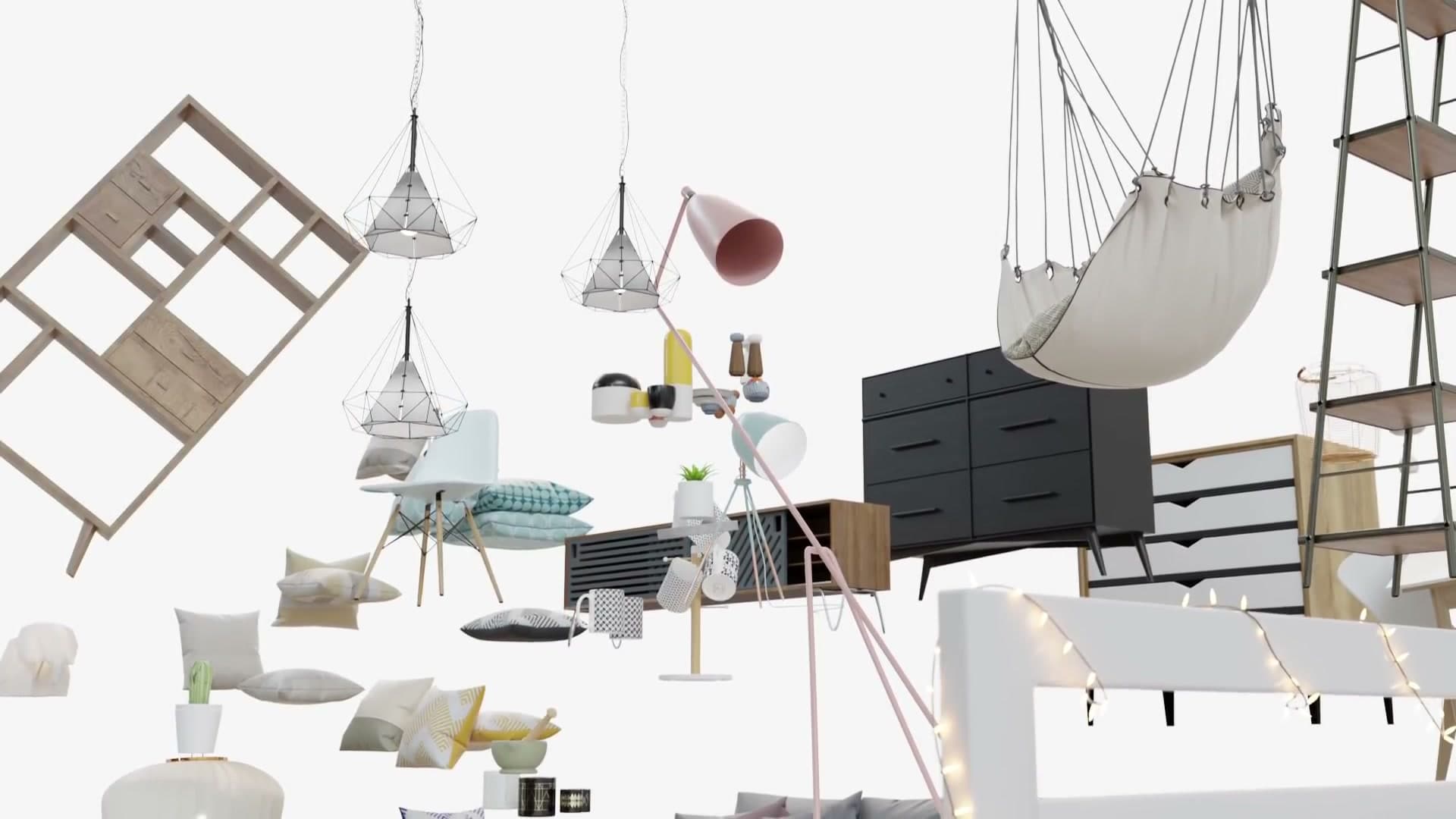 Scandinavian Interior Animation in Blender — iMeshh HD Showcase
