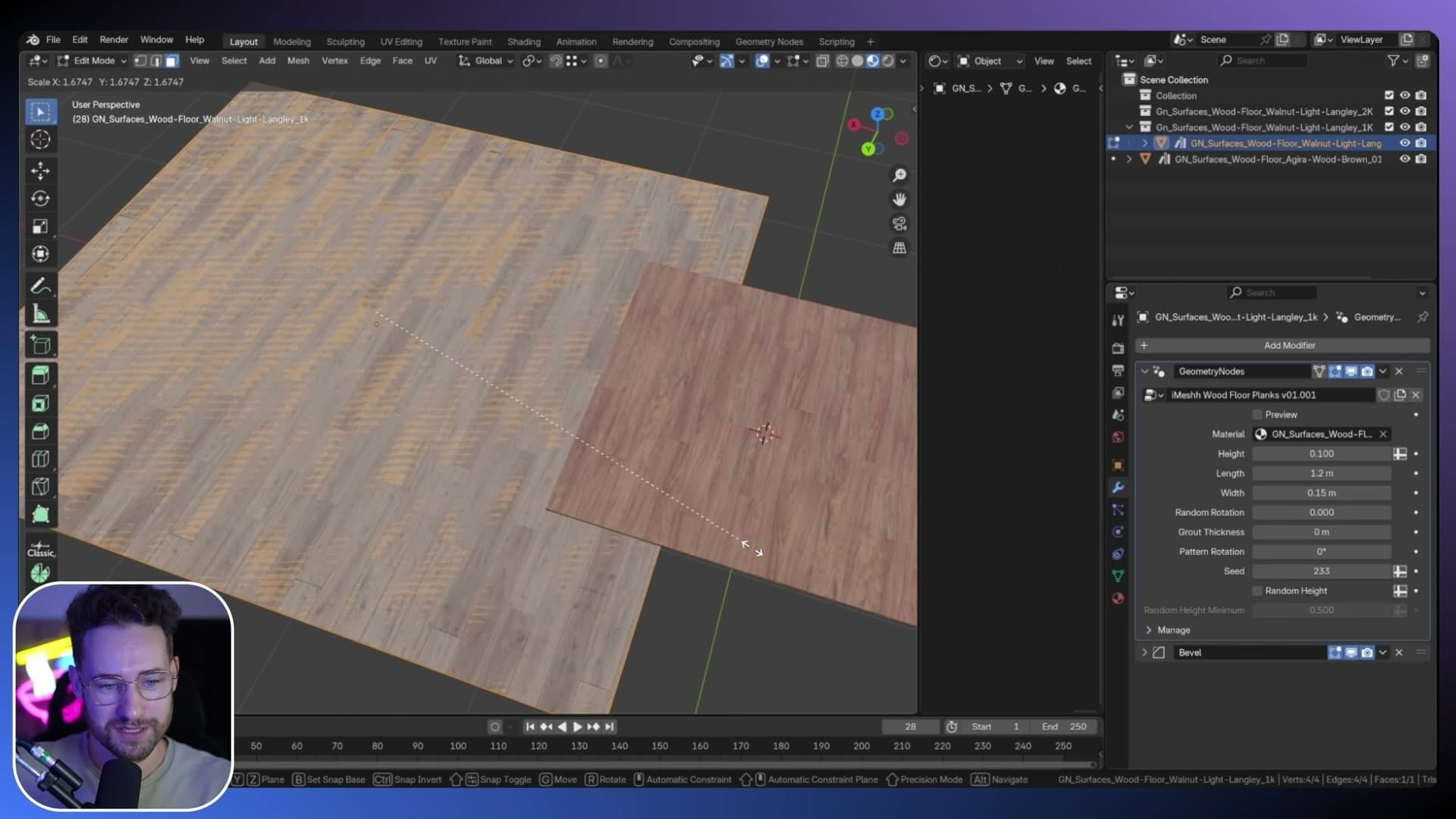 The original floor generator's limited setting panel and laggy response.