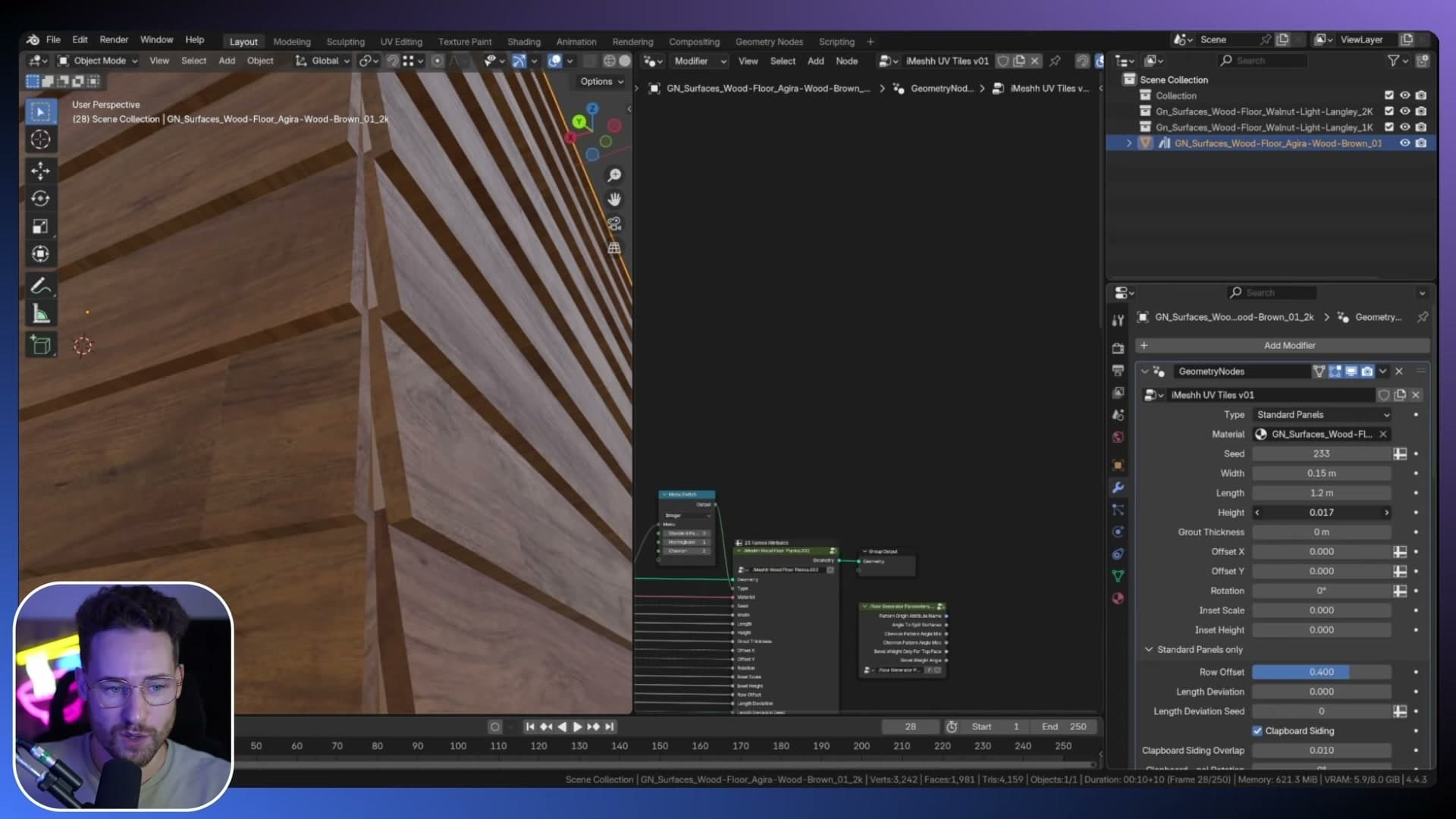 Wall instantly shows clapboard rows with automatic width-and-height fit.