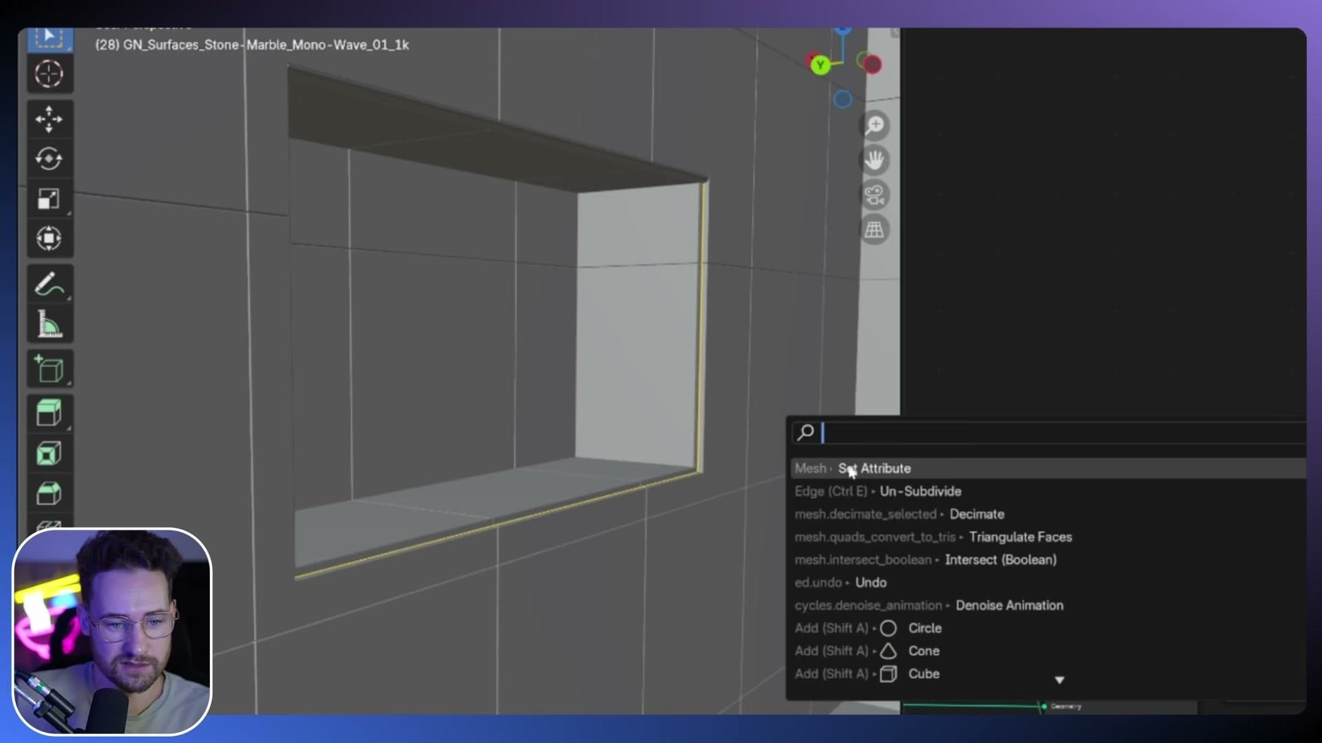 Edit Mode, F3, Set Attribute: trim set to true on selected outer edges.